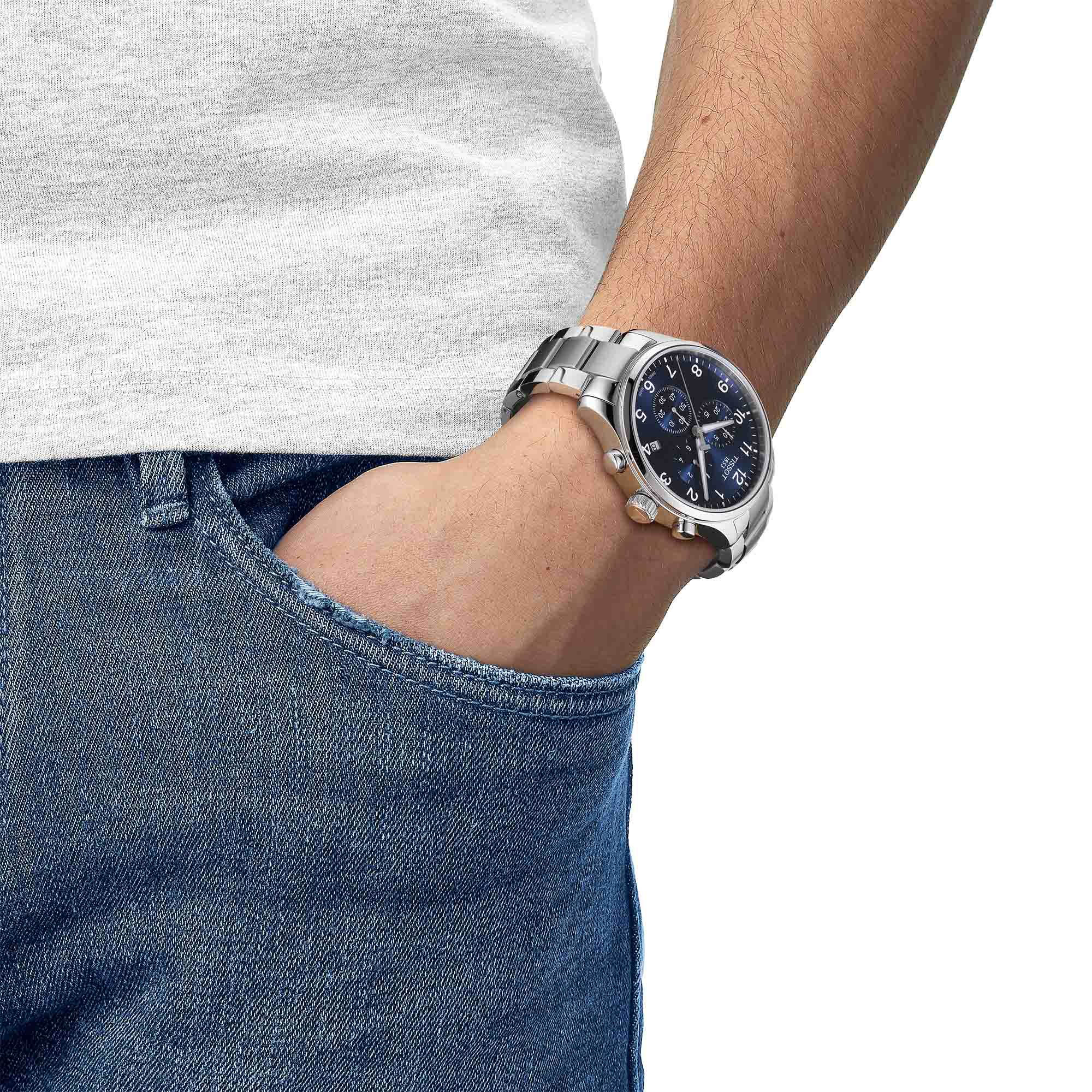 Tissot Chrono XL Classic Quartz Chronograph 45 mm Stainless Steel